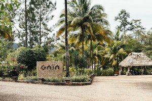 Gaïa Resort Entrance