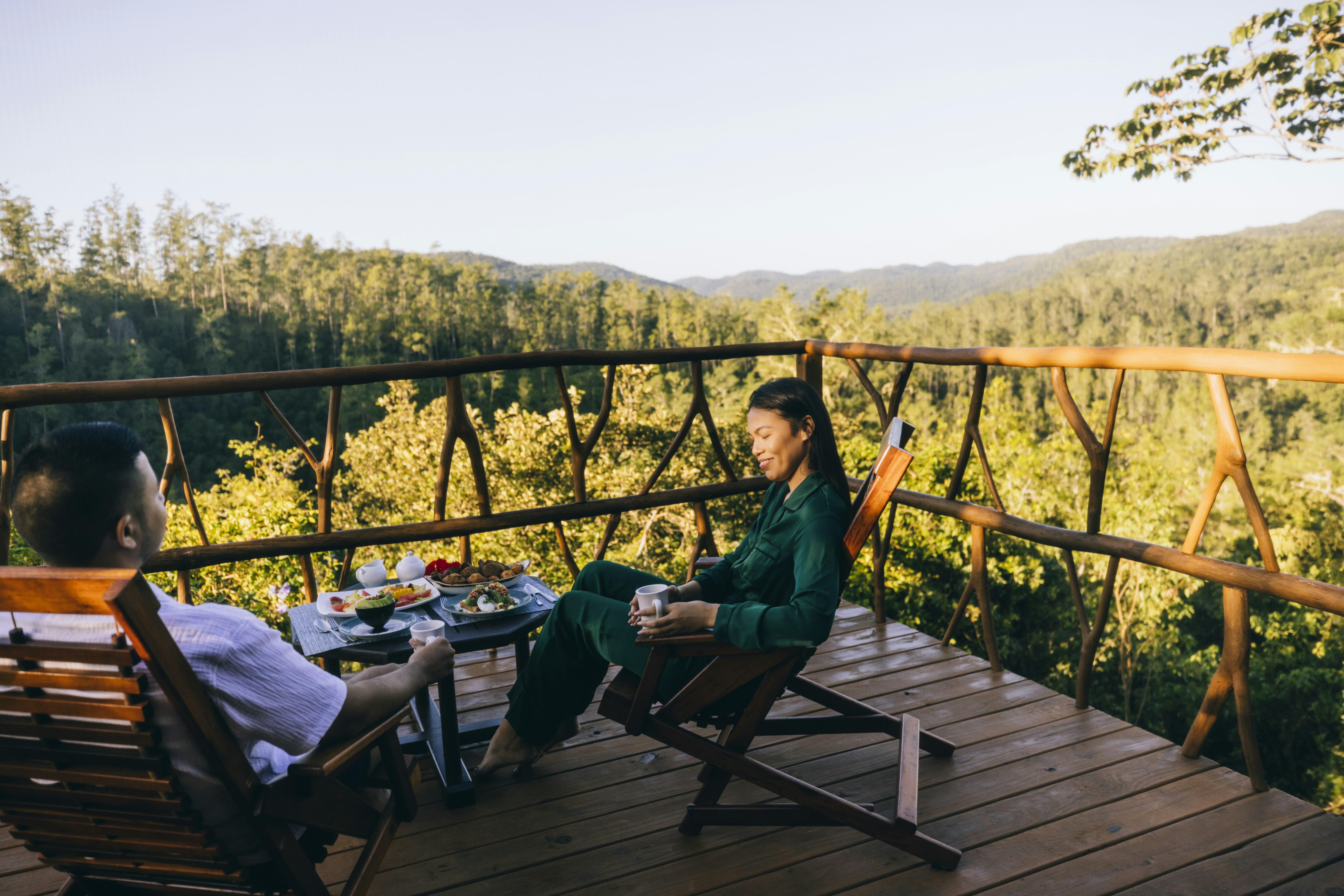 Mountain View Cabana Deck