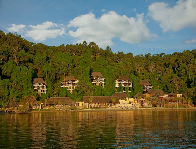 Nestled within the rainforest