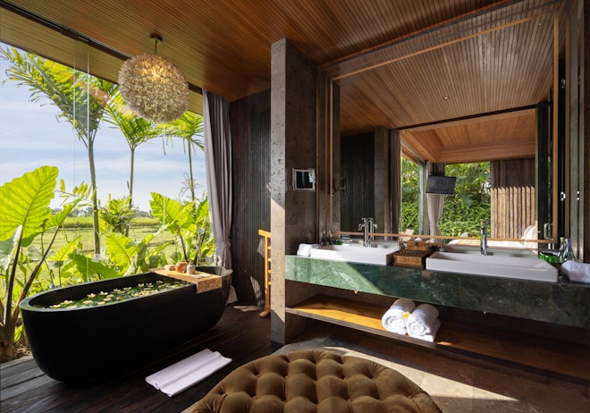 Grand Deluxe Terrace Paddy View - Bathroom