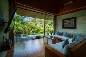 Two Bedroom Prestige Pool Villa - Living Area