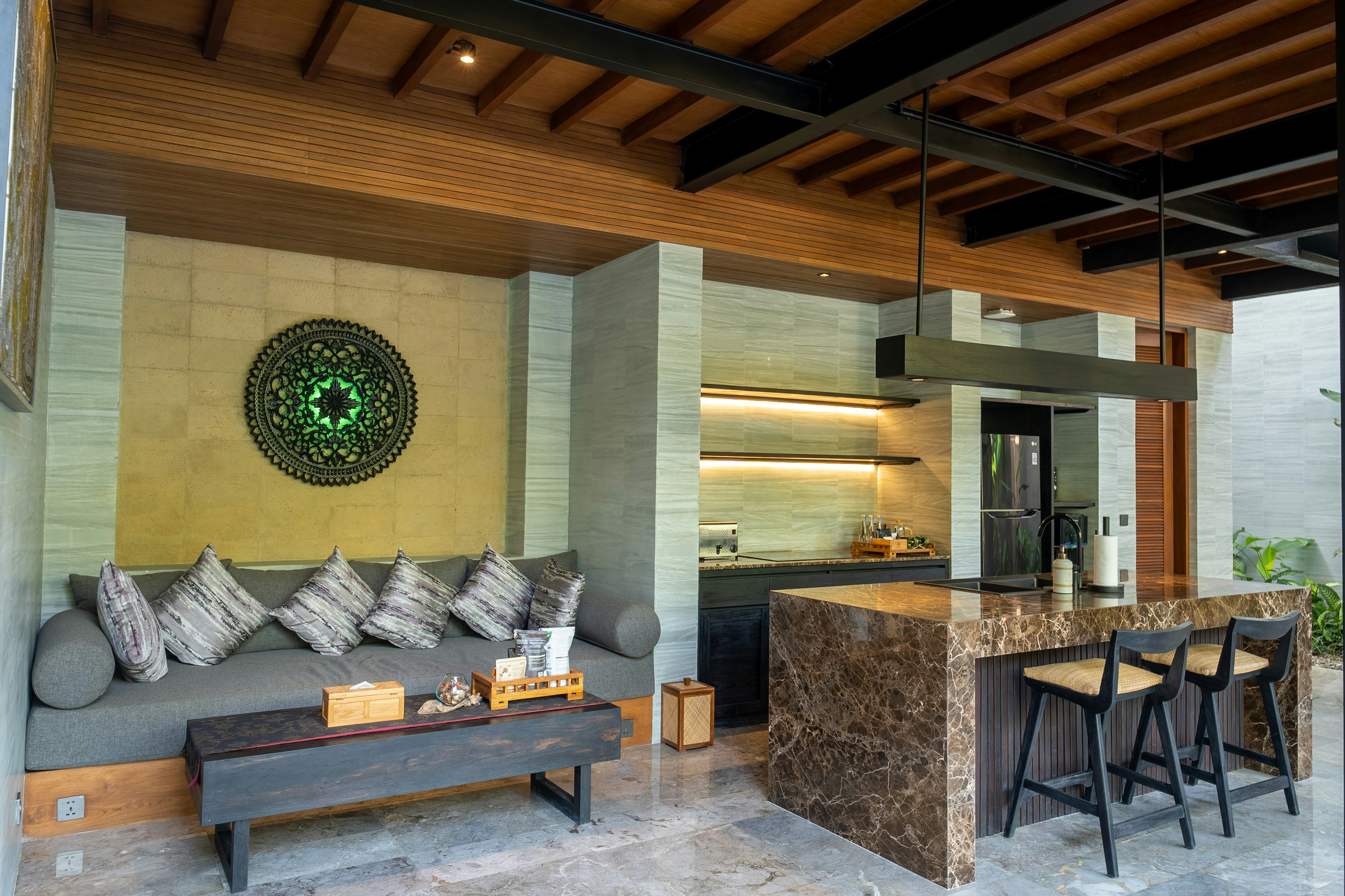 Prestige Pool Villa Garden View - Living Area