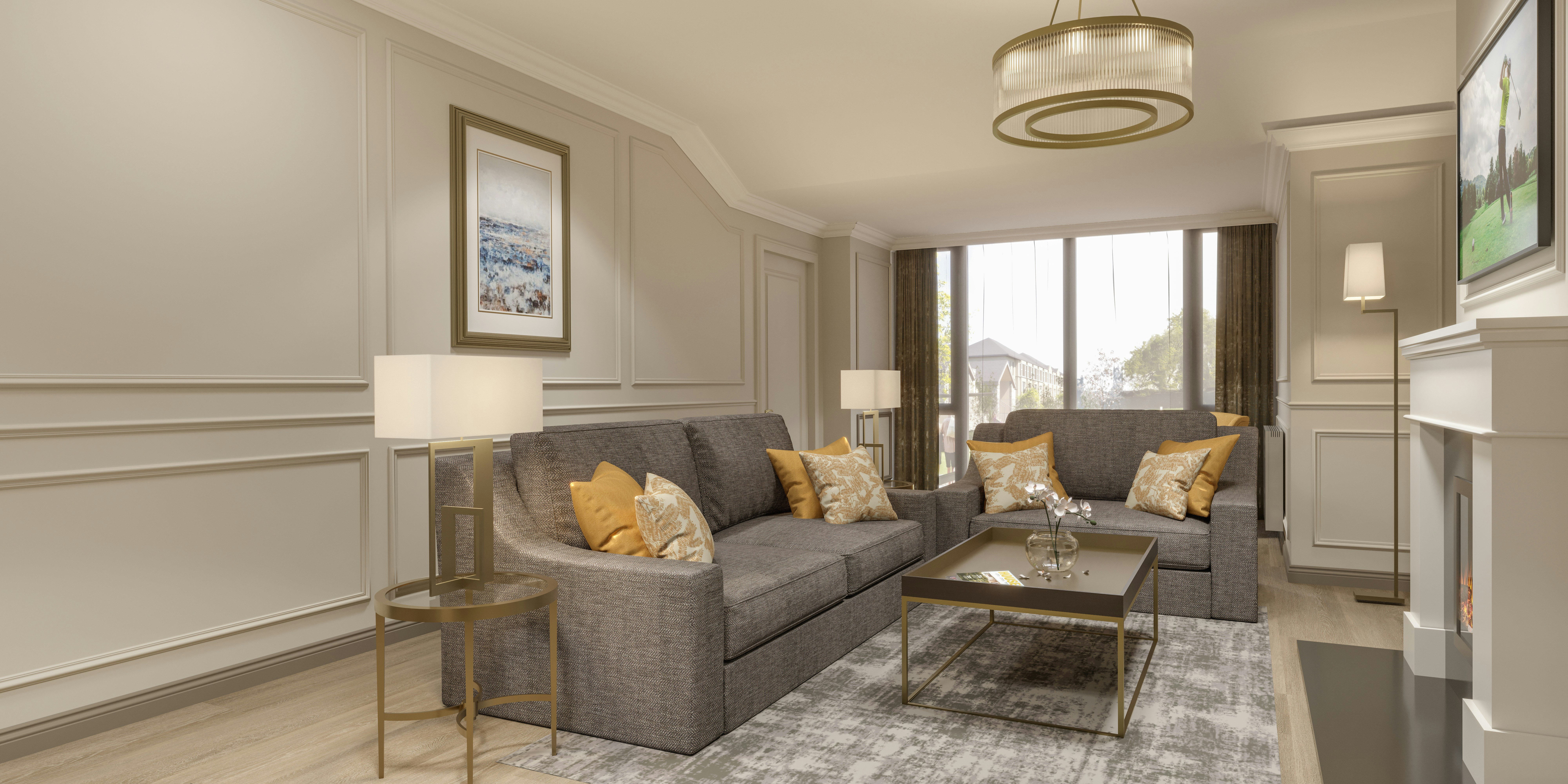 Glenlo Lodge Living Room