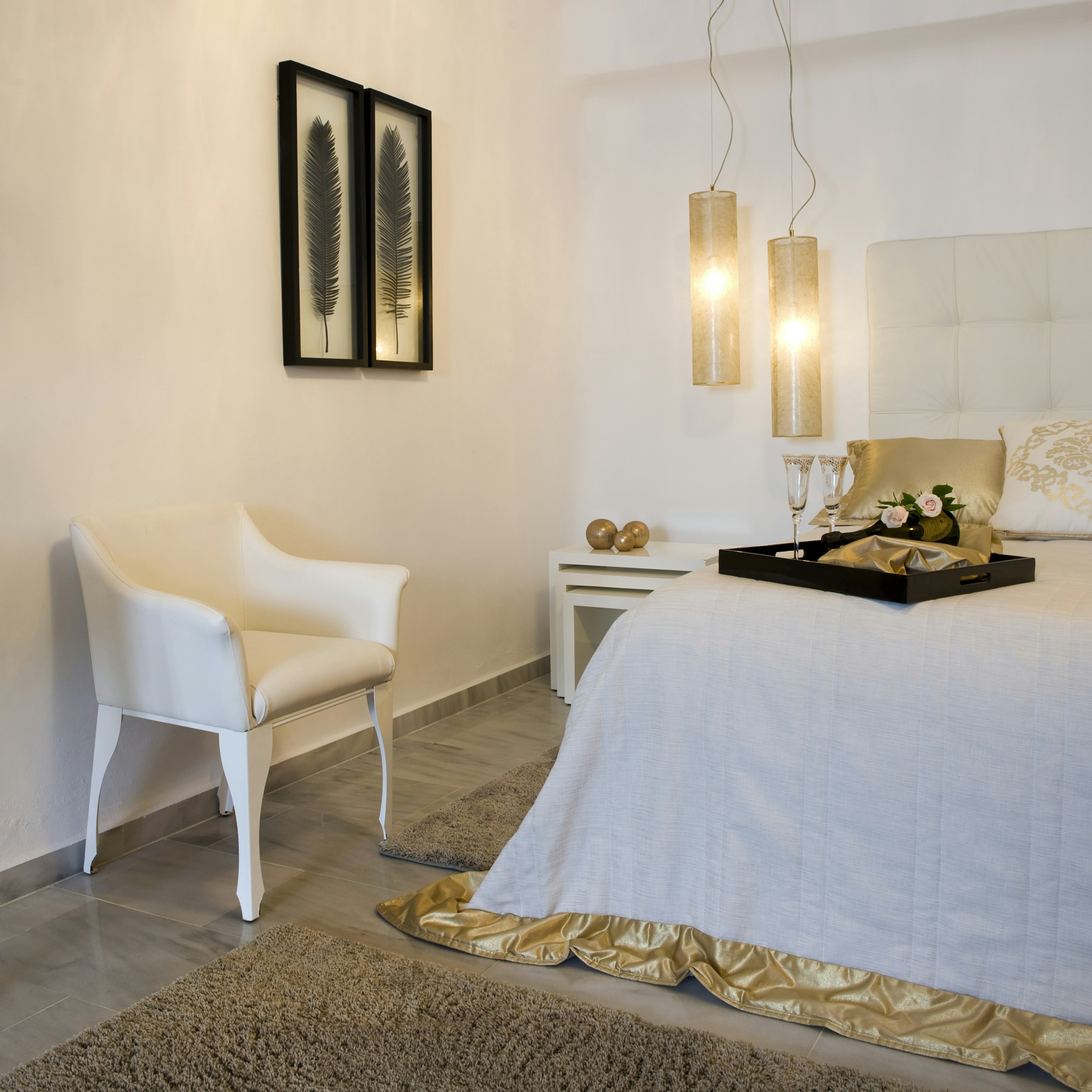 Spacious Suite Bedroom - King-Size Bed