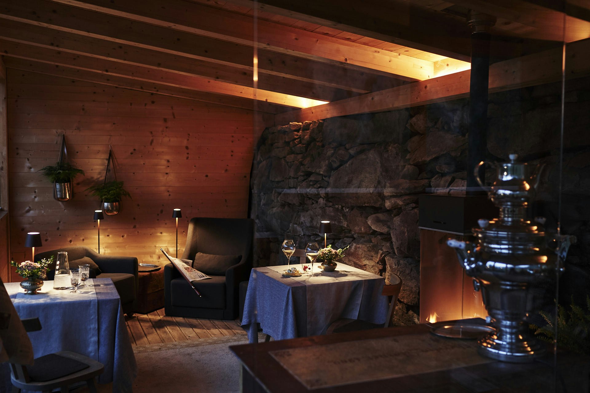 Tea Pavilion at Night