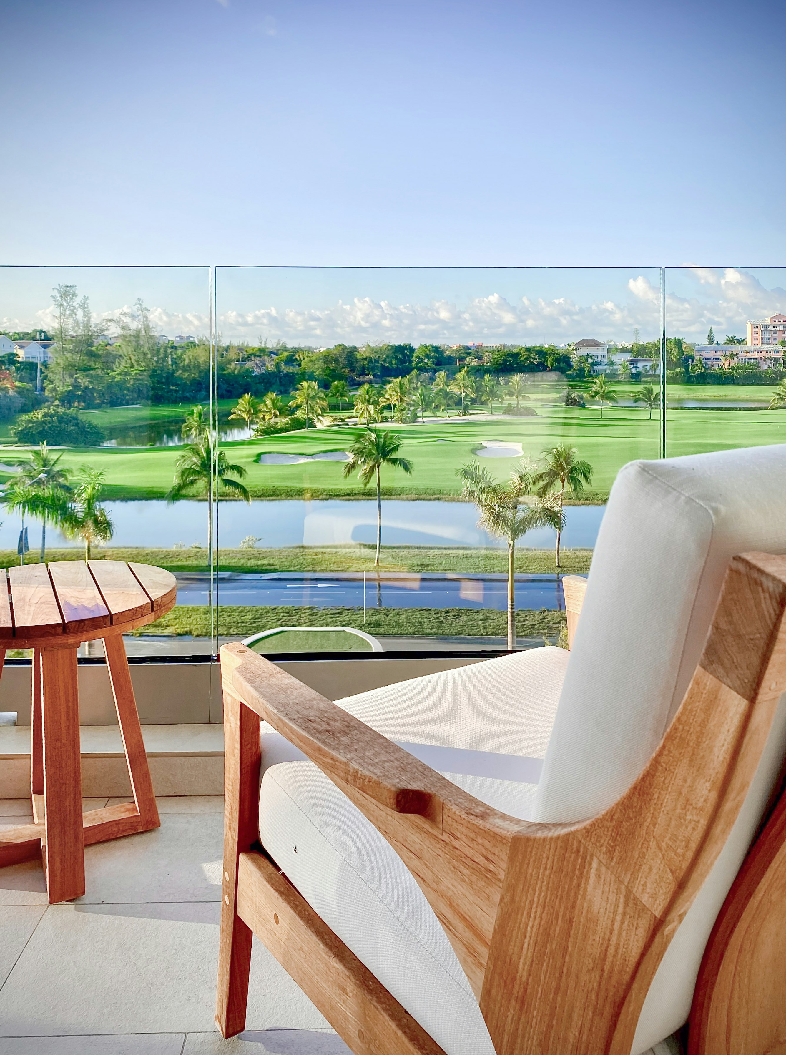 Golf View Studio Balcony