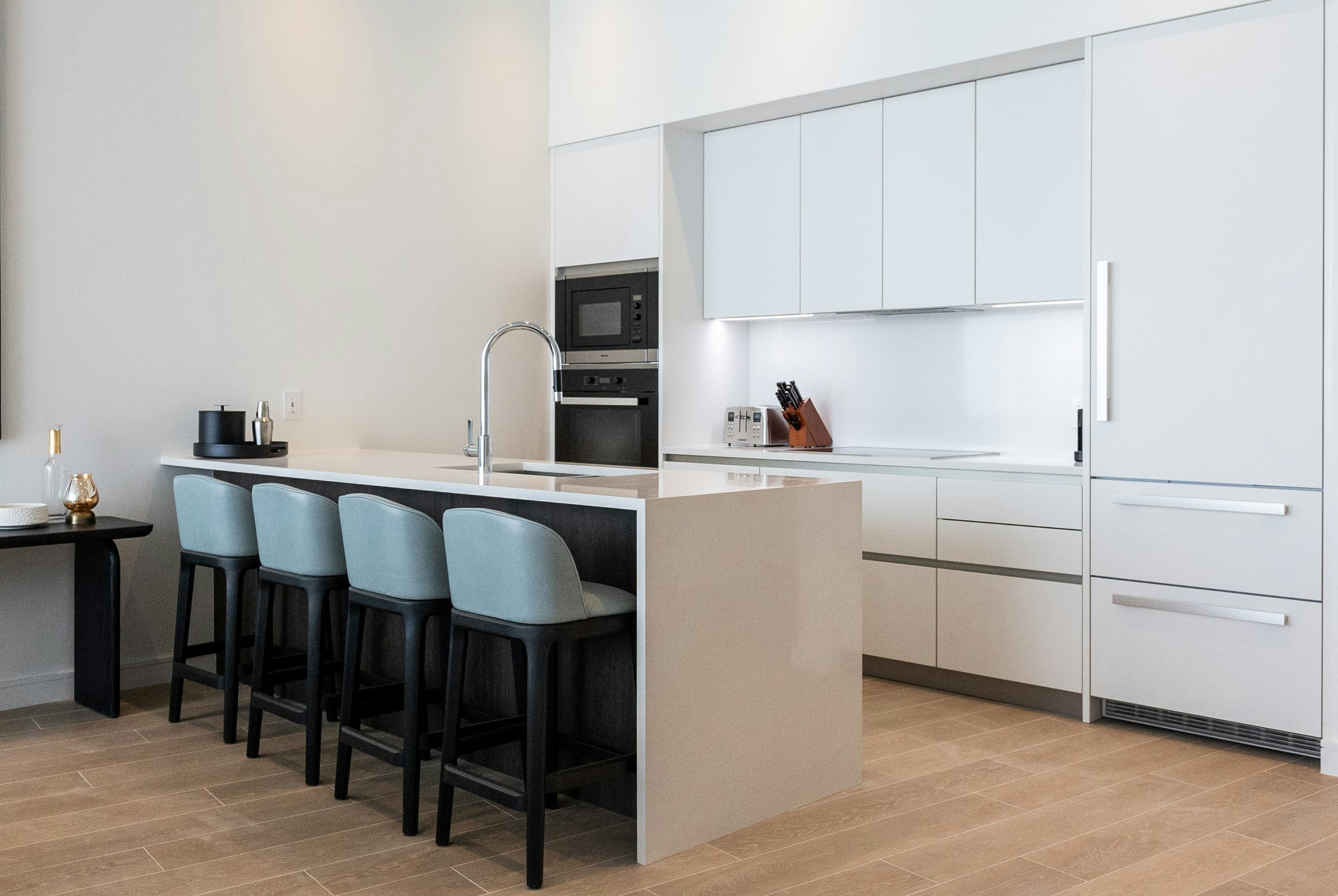 One & Two Bedroom Suites Kitchen