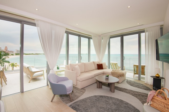 Edge Suite Living Room Terrace