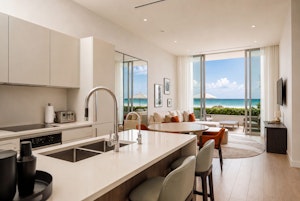 Two Bedroom Pool Front Suite - Kitchen