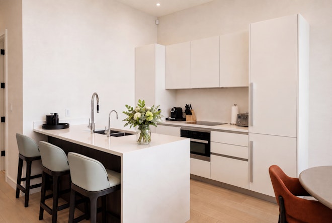 Two Bedroom Pool Front Suite - Kitchen