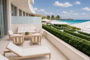 Two Bedroom Pool Front Suite - Terrace