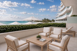 Two Bedroom Pool Front Suite - Terrace