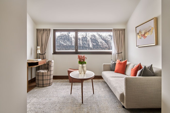 La Margna Panoramic Junior Suite - Living Area