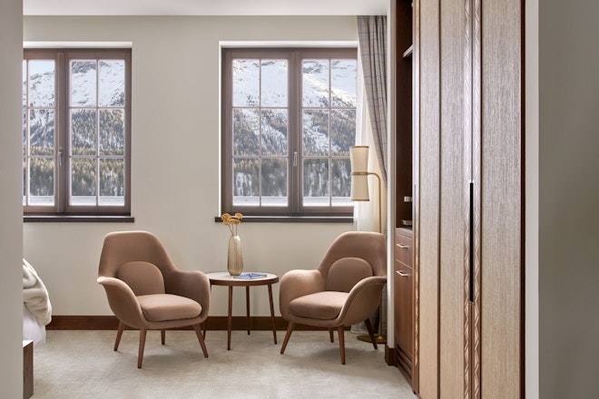 La Margna Deluxe Room - Seating Area