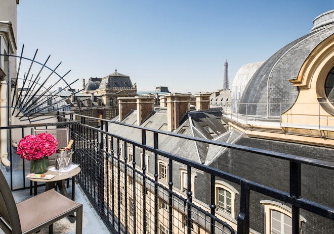 Eiffel Tower Balcony View