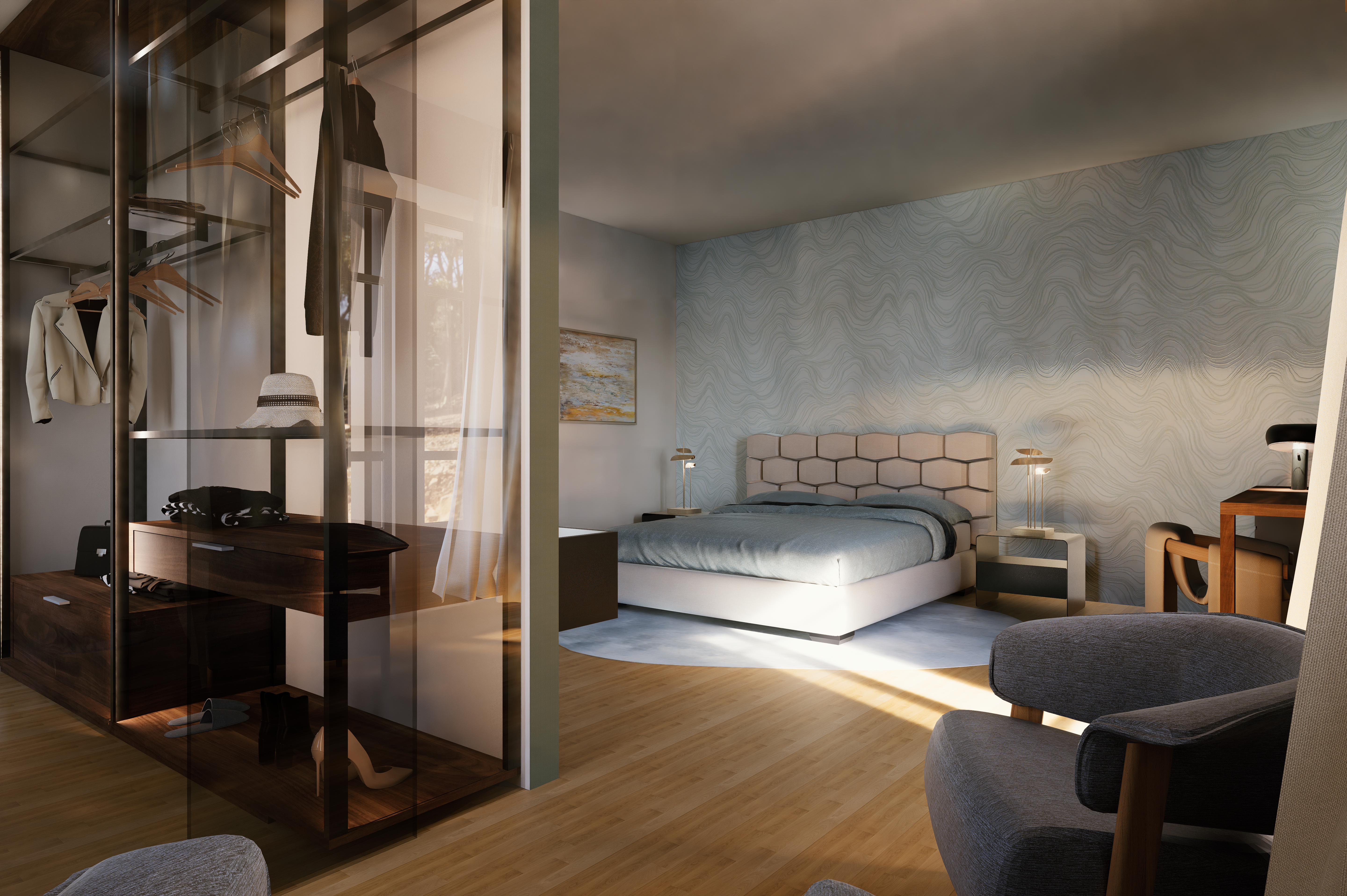 Master Suite Lake View - Bedroom