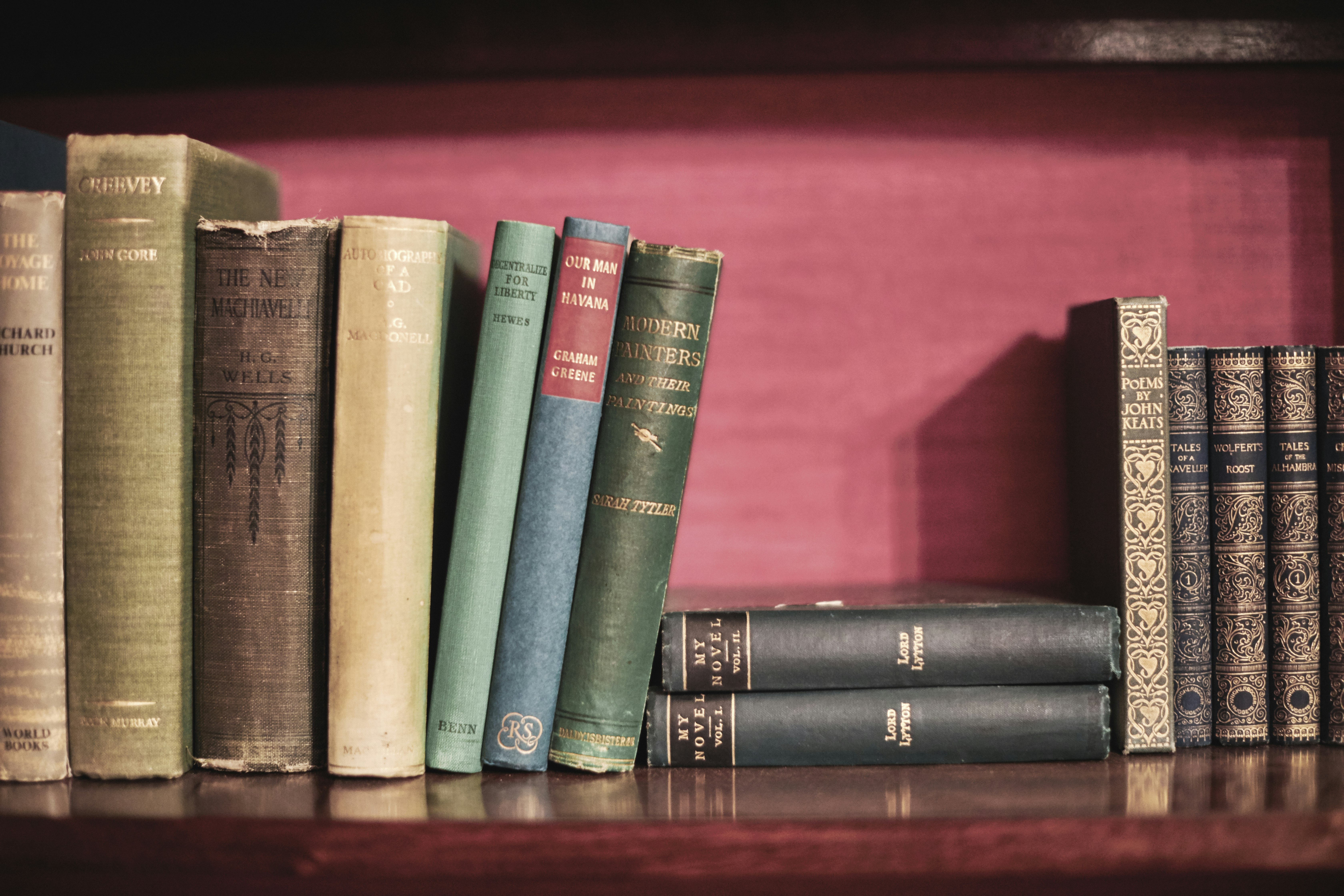 Books in the Drawing Room