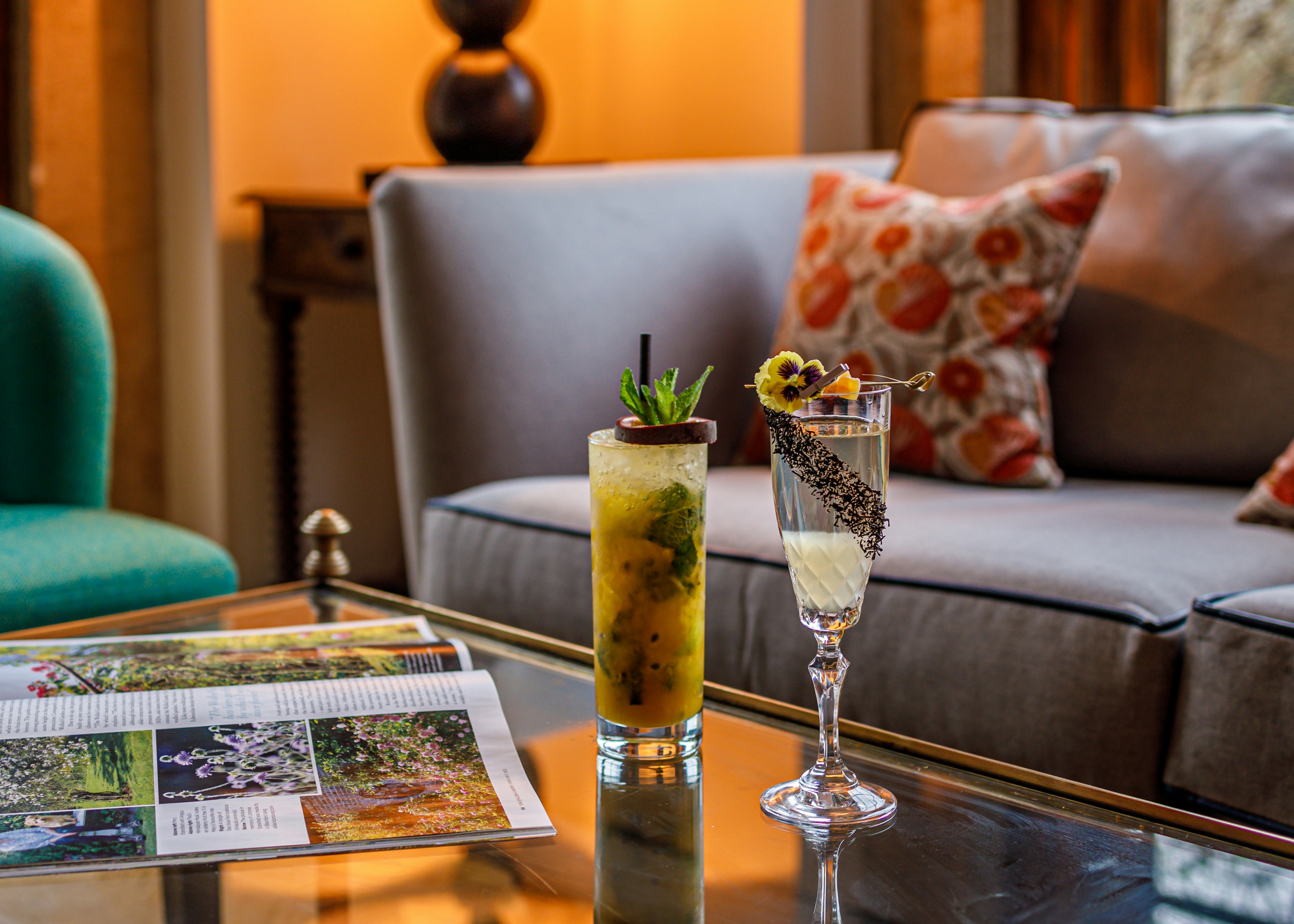 Drinks in the Cocktail Bar