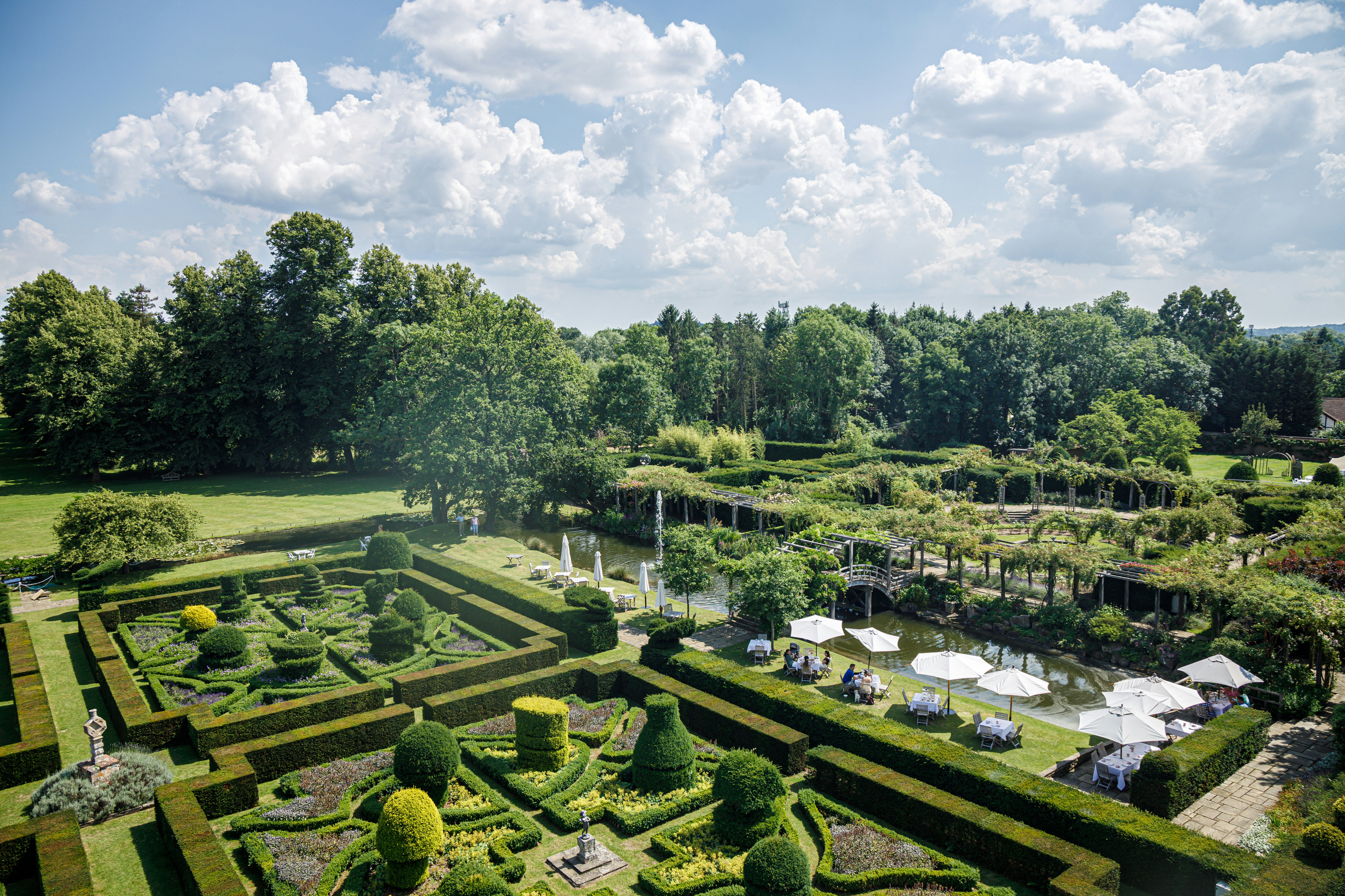 The Parterres at Great Fosters