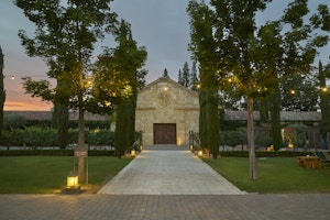 Chapel at sunset