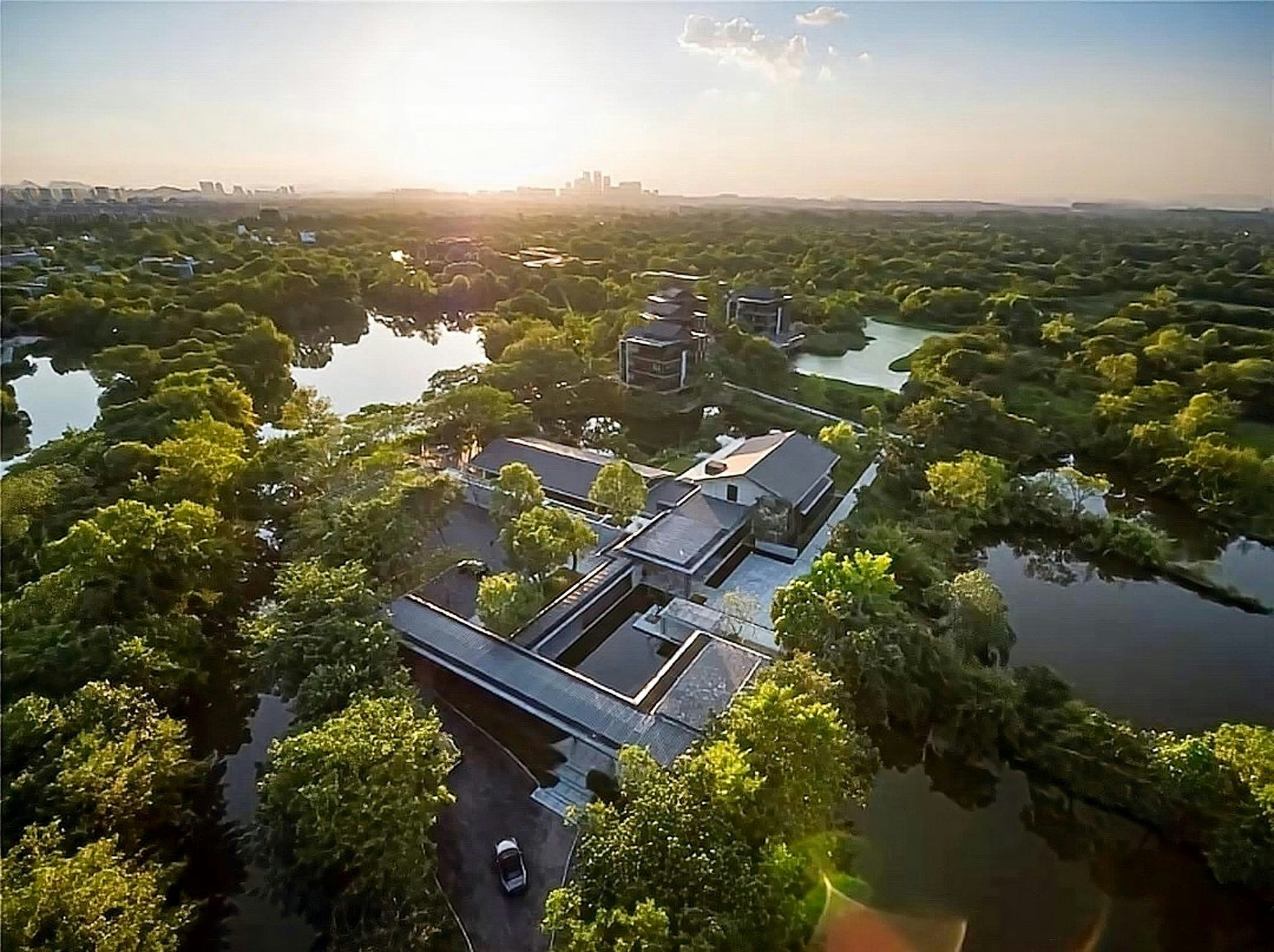 Aerial View of the Hotel