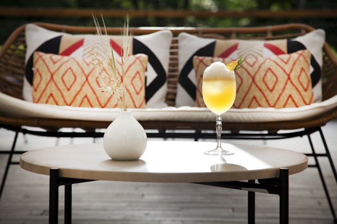 Summer Cocktail At The Terrace