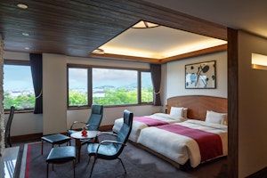Panorama Park View Twin Room - Bedroom