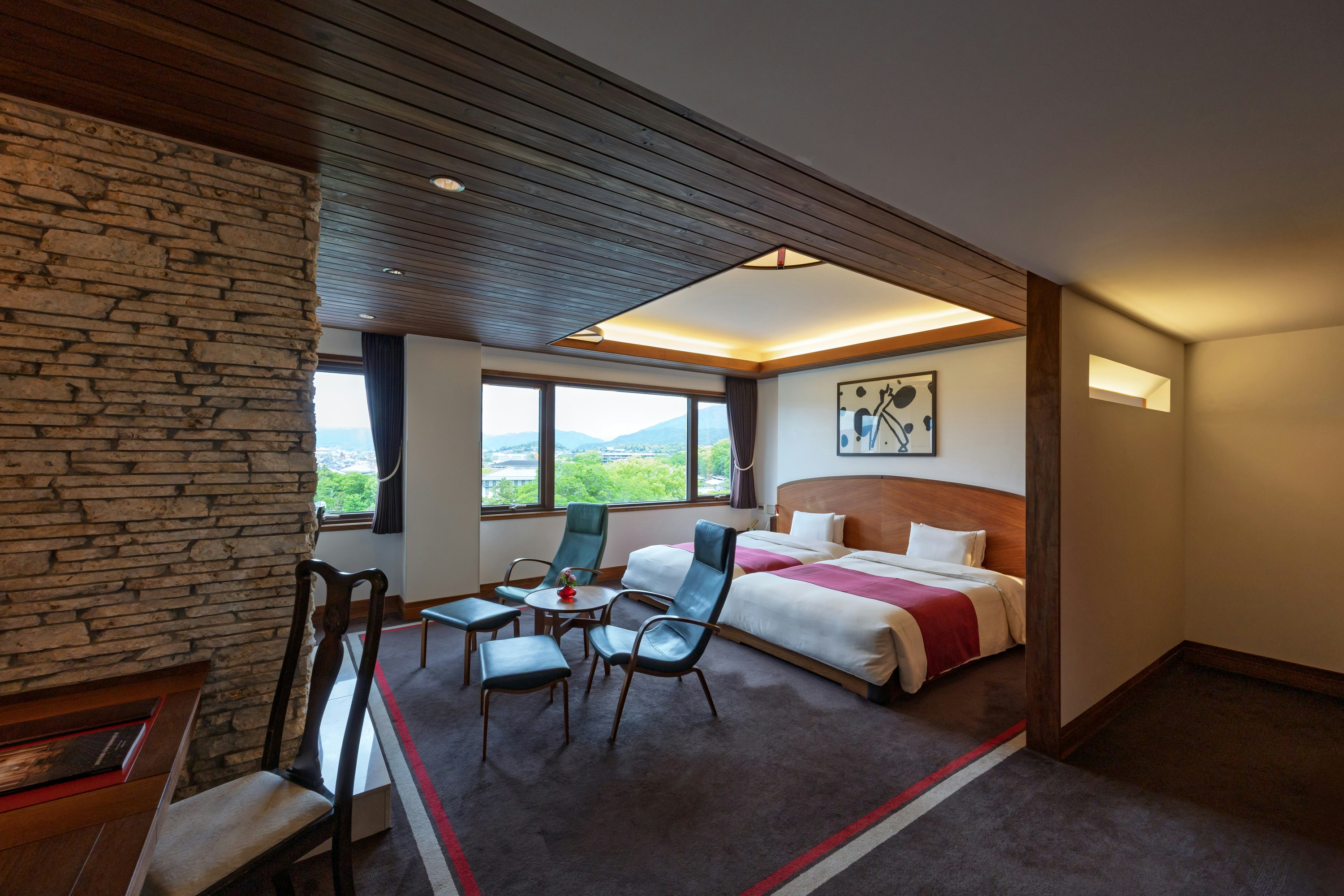 Panorama Park View Twin Room - Bedroom