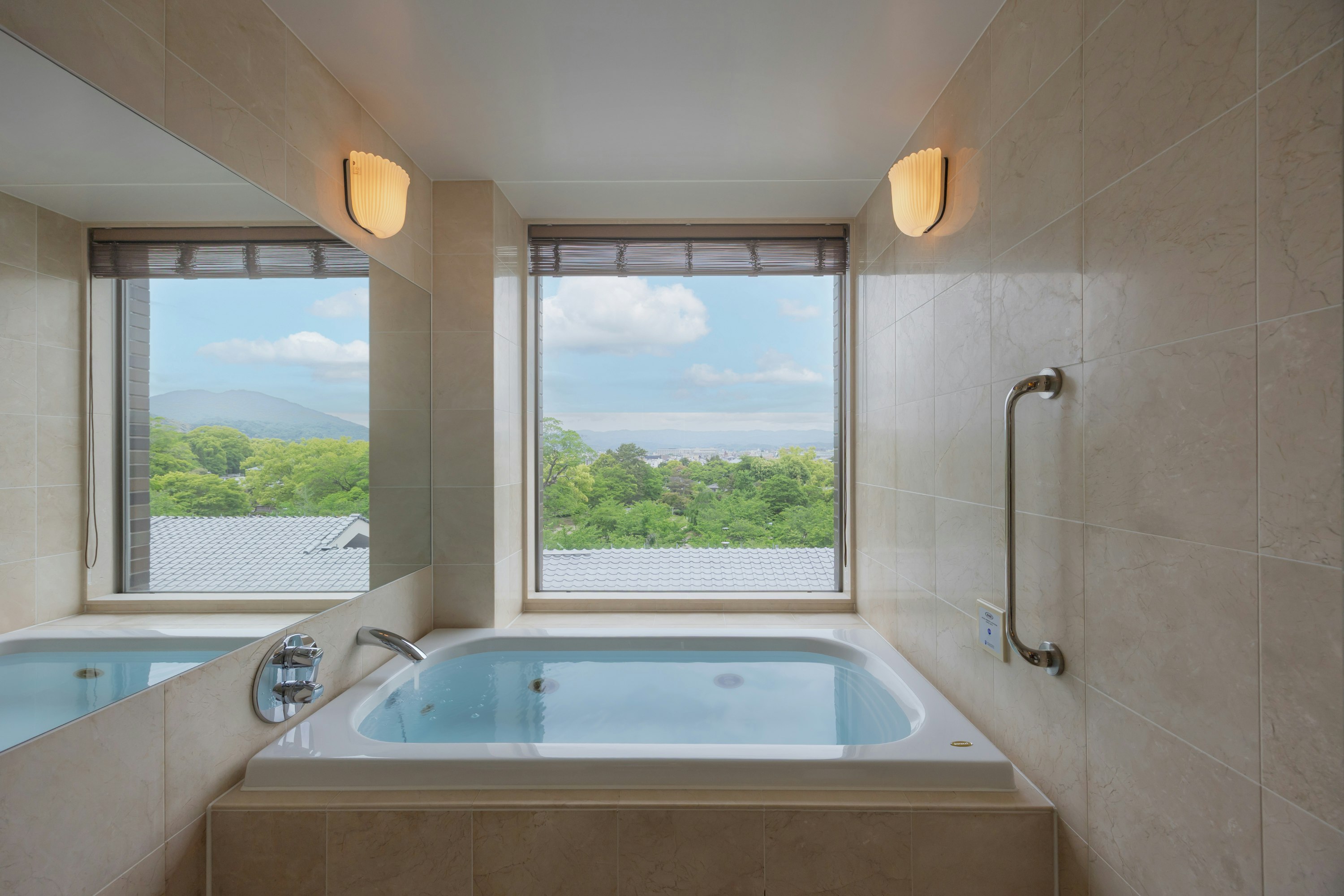 Zip Beds Twin Park View - Bathroom