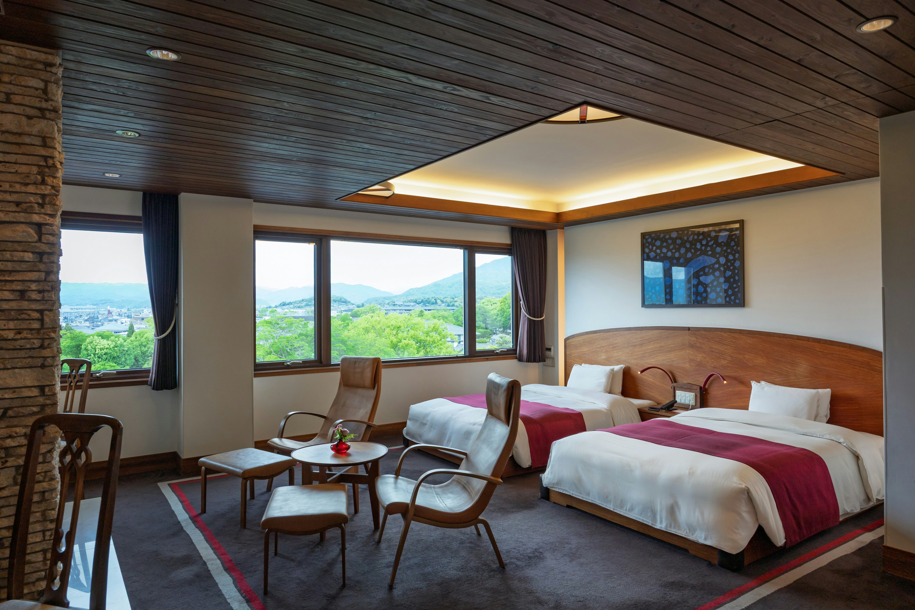 Panorama Park View Twin Room - Bedroom