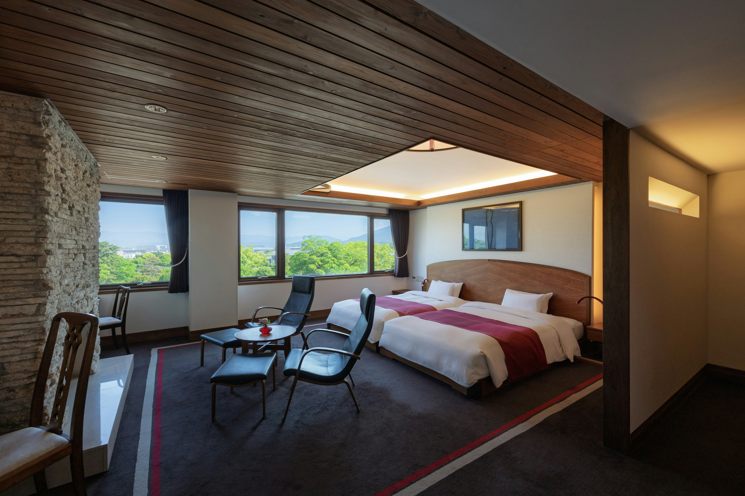 Zip Beds Twin Park View - Bedroom