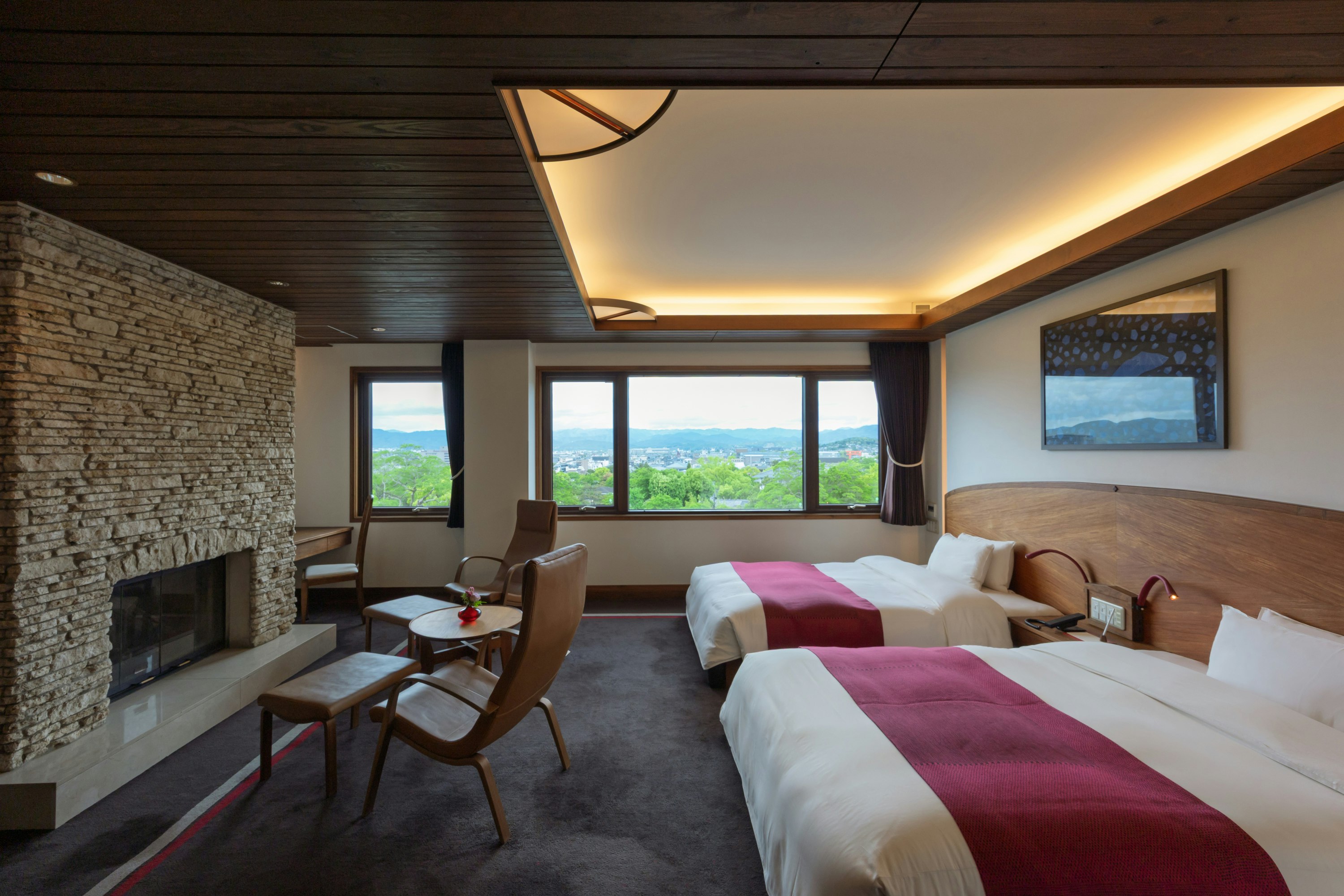 Panorama Park View Twin Room - Bedroom