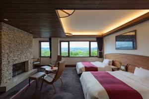 Panorama Park View Twin Room - Bedroom