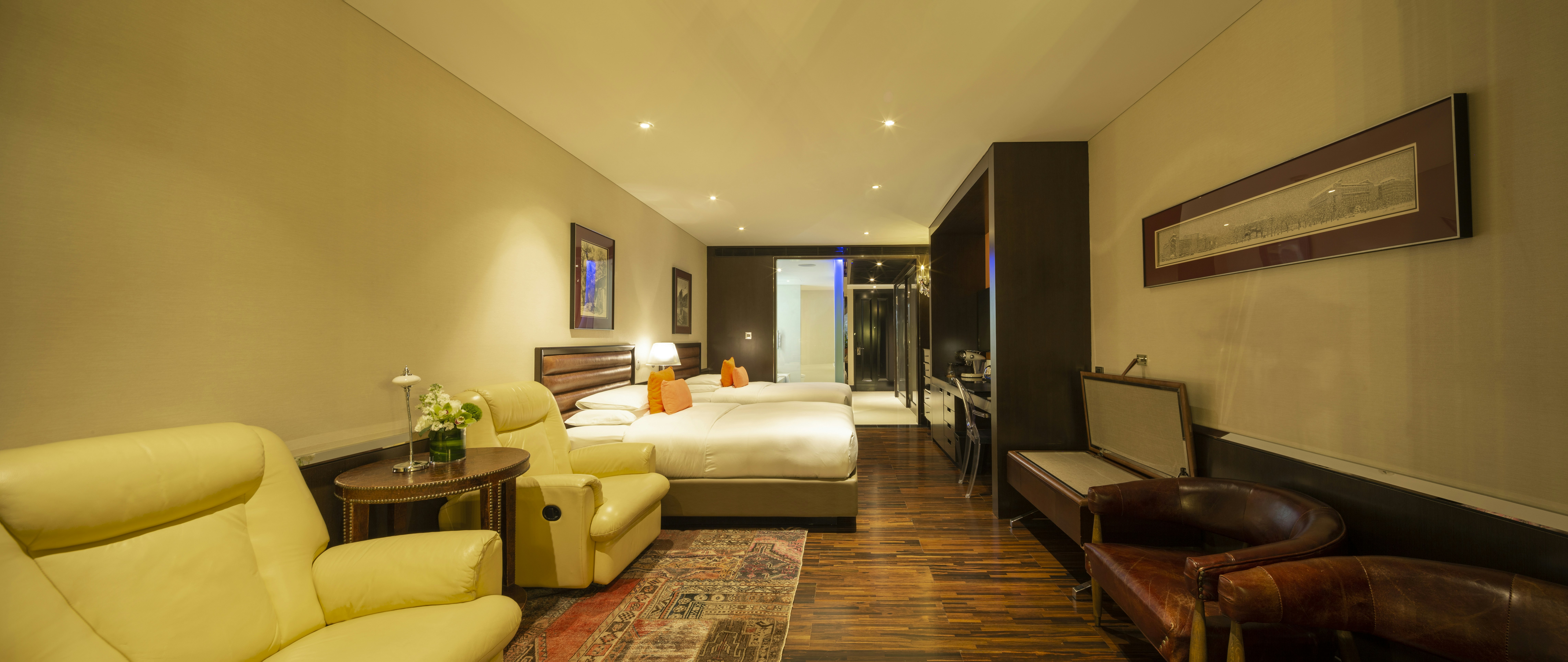 Grand Deluxe Twin Beds Room With Terrace Bedroom