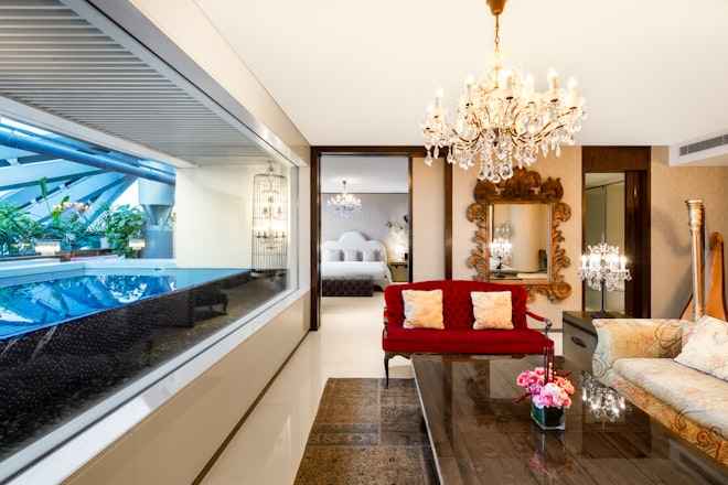 Deluxe Lagoon Suite - Living Area