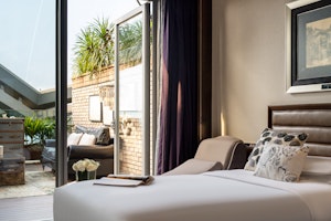 Deluxe Twin Beds Room with Terrace - Bedroom