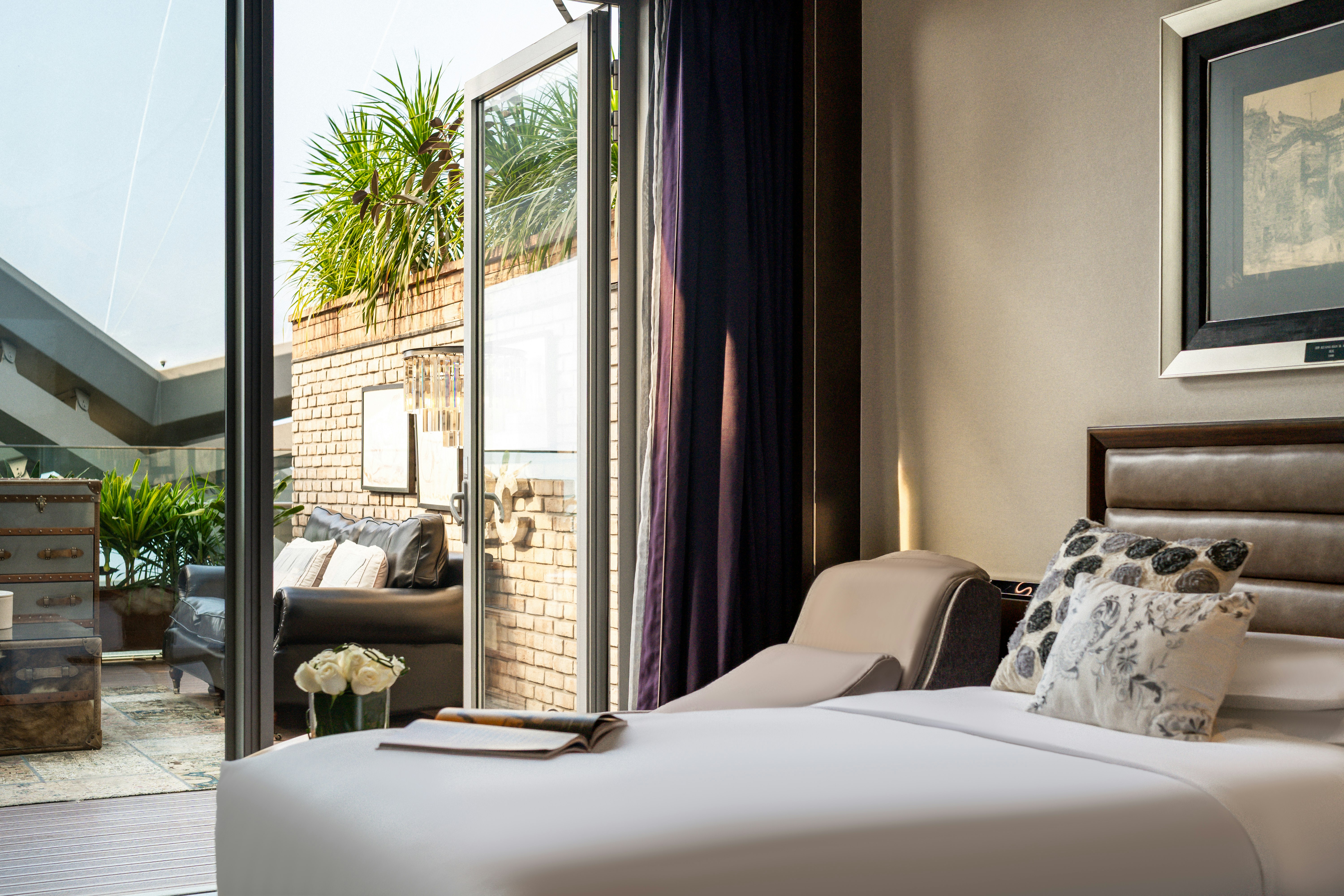 Deluxe Twin Beds Room with Terrace - Bedroom