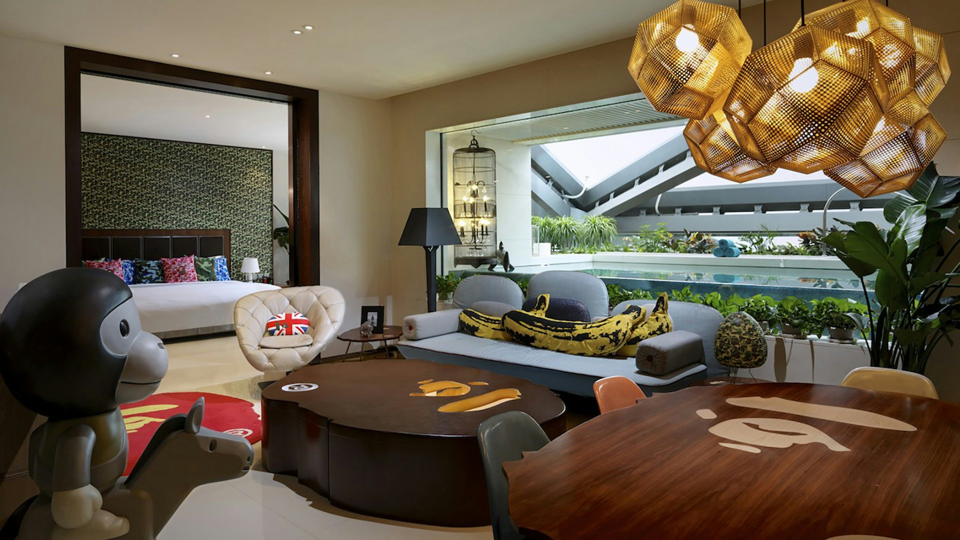 Deluxe Lagoon Suite - Living Area