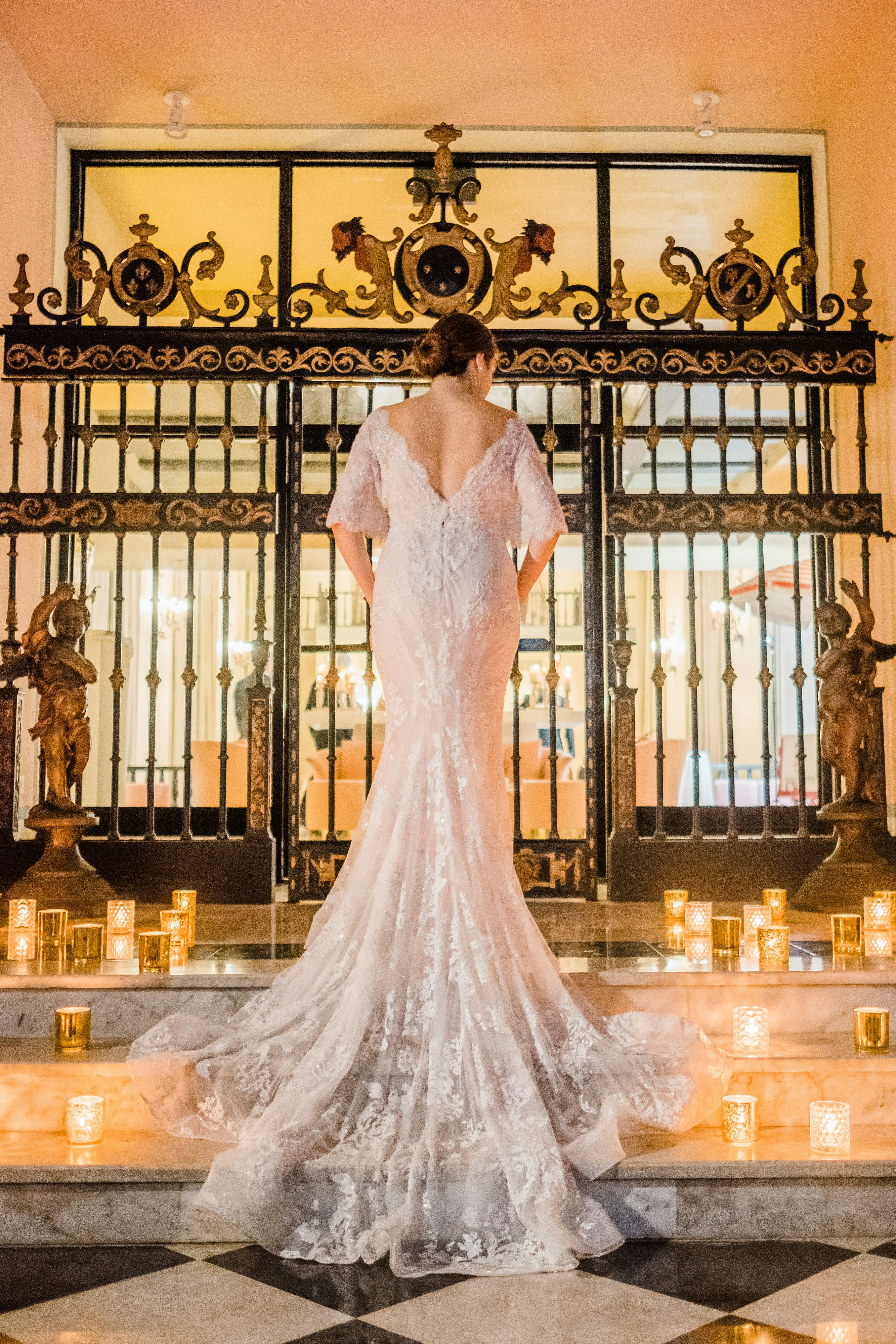 Bride At Campeche Entrance