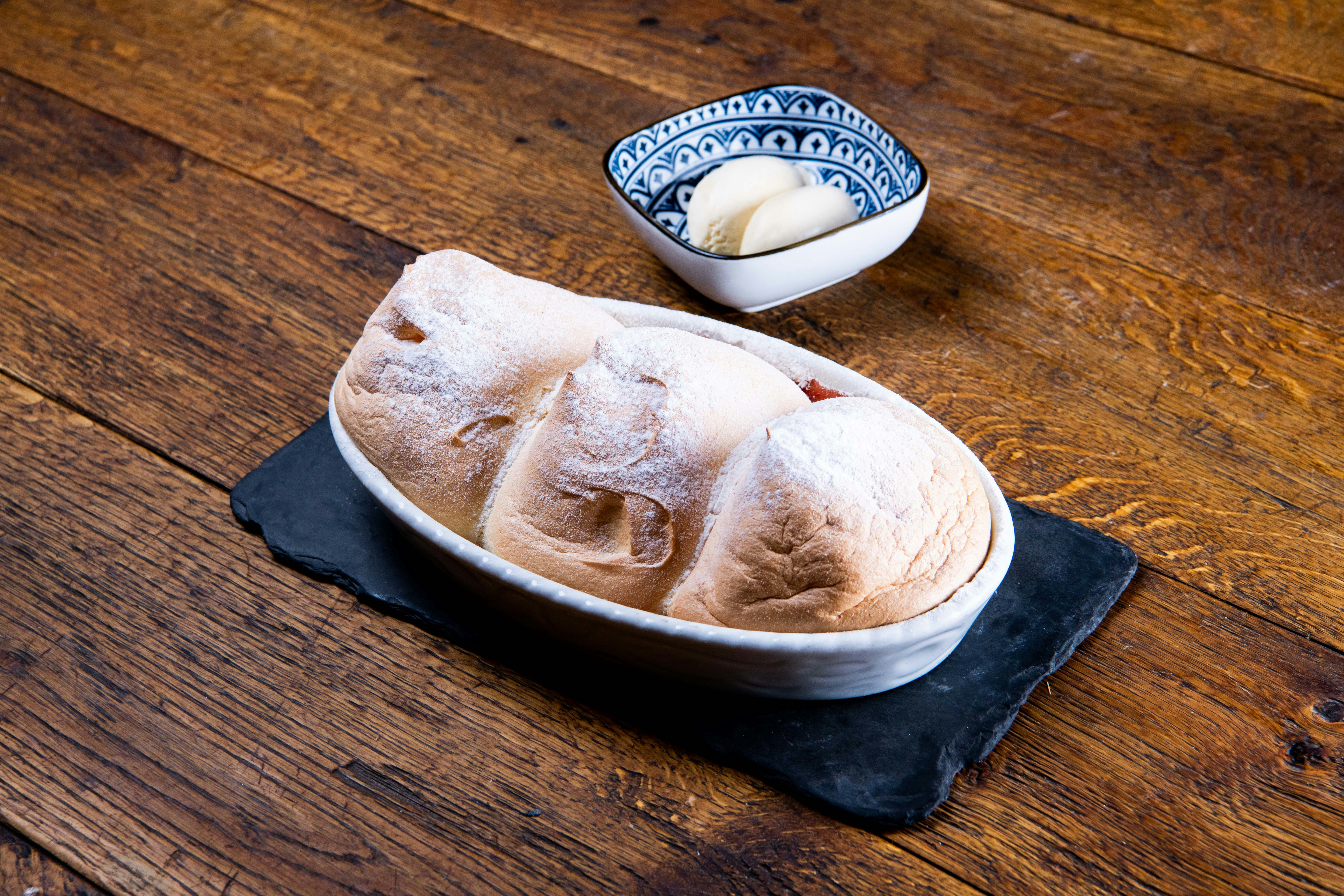 One of our signature desserts - Salzburger Nockerl with Vanilla Ice Cream