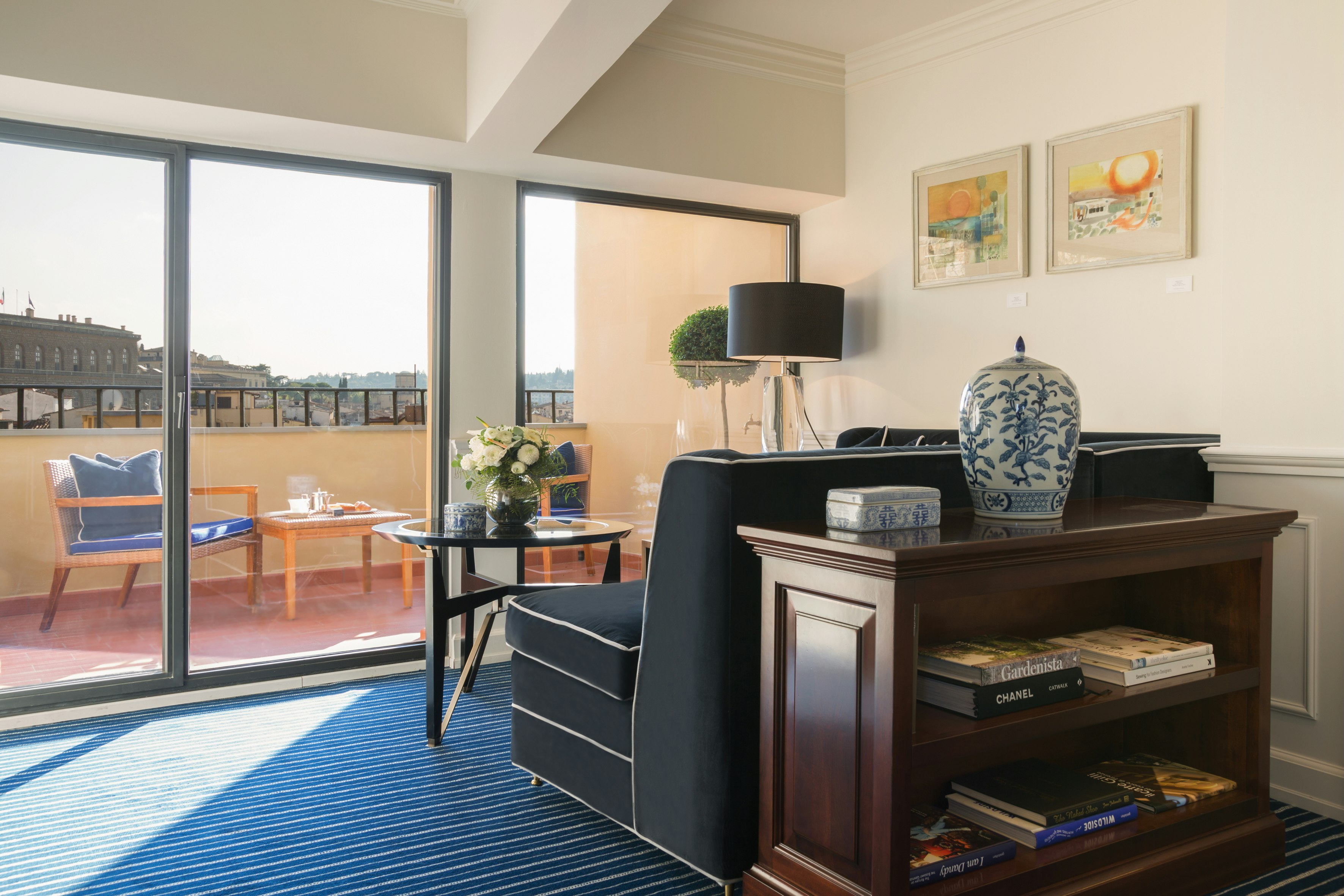 Roof Top Terrace Suite River View - Living Area