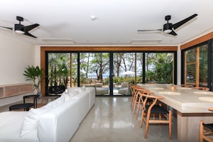 Beachfront Private Villa - Living Area