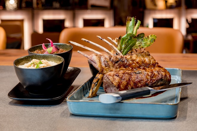 Rack Of Lamb Romandie Style Grilled For Two