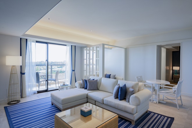 Deluxe Suite One Bedroom Living Room