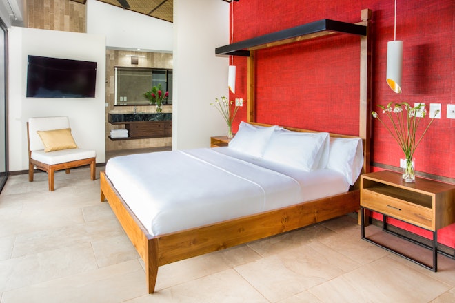 Deluxe Villa with Partial Ocean View - Bedroom & Terrace
