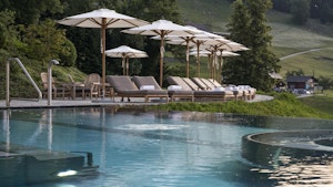 Outdoor Spa Area