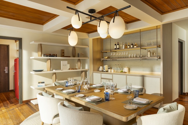 Three Bedroom Beach Pavilion with Pool - Dining Area