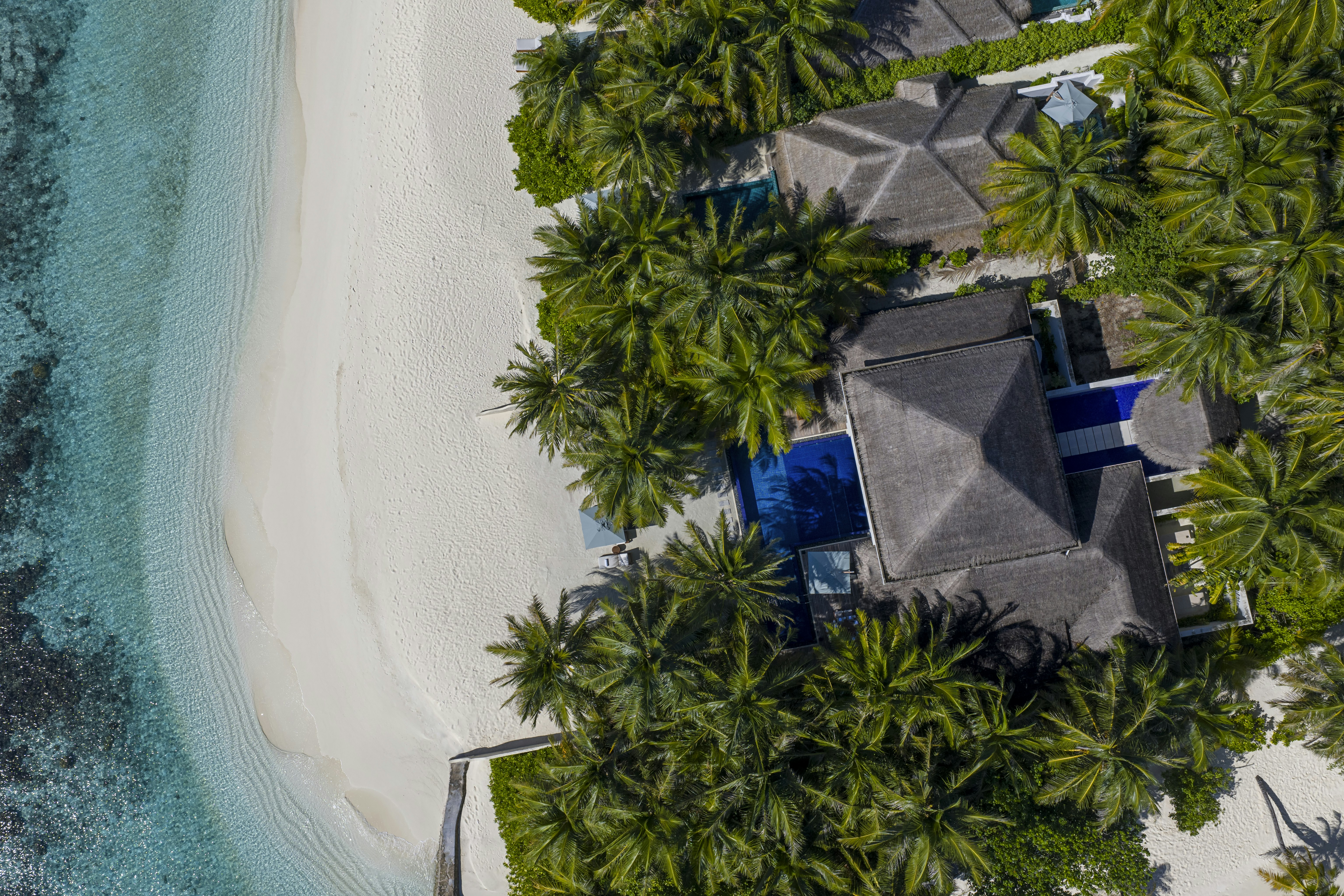 Three Bedroom Beach Pavilion with Pool - Private Beach Area