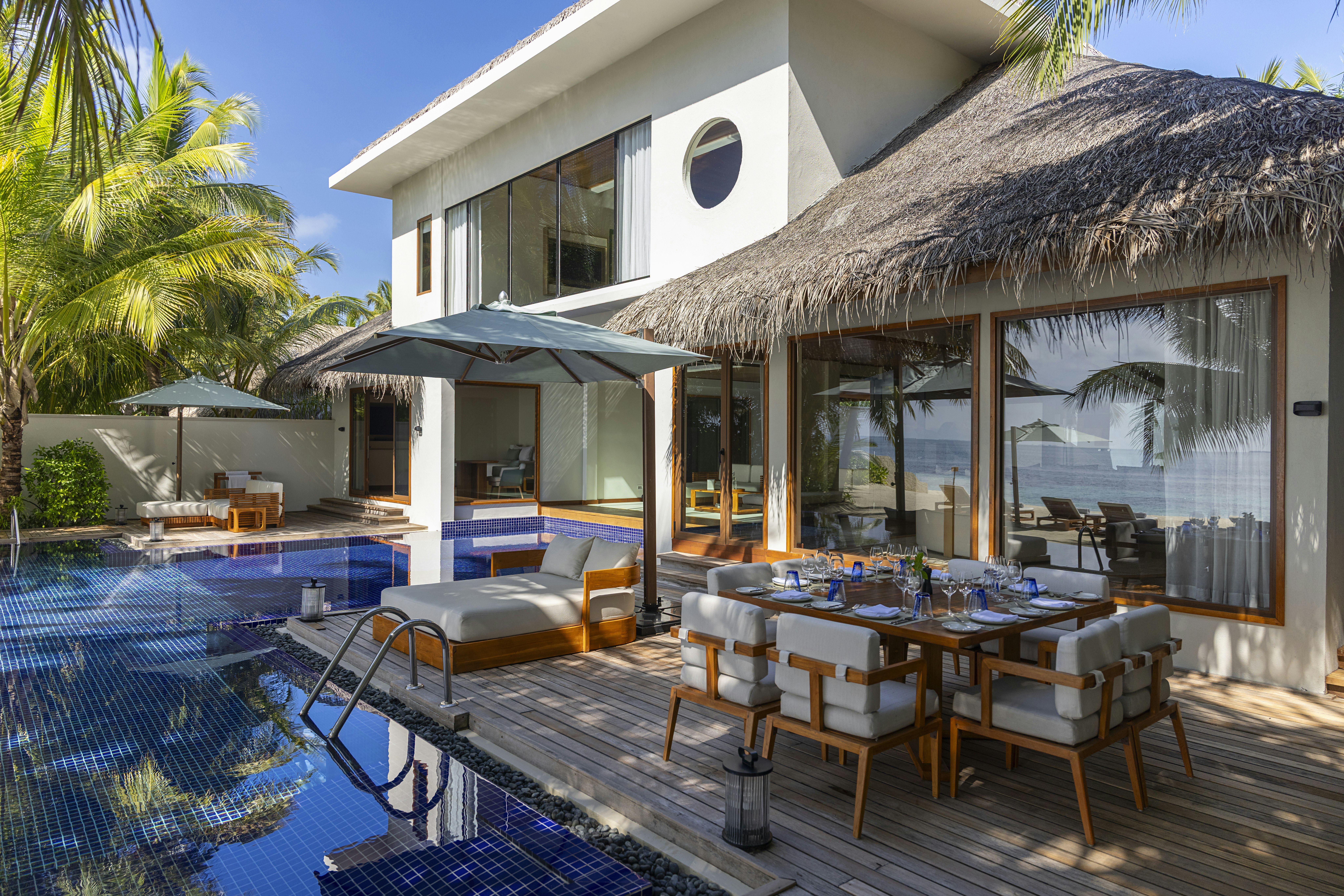 Three Bedroom Beach Pavilion with Pool - Deck