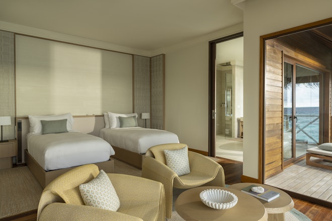 Two Bedroom Ocean Pavilion with Indoor-Outdoor Pool - Bedroom